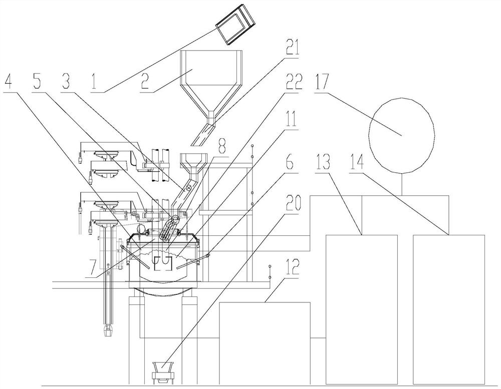 Device and method for smelting silicon-aluminum-iron based on ferronickel slag of electric arc furnace