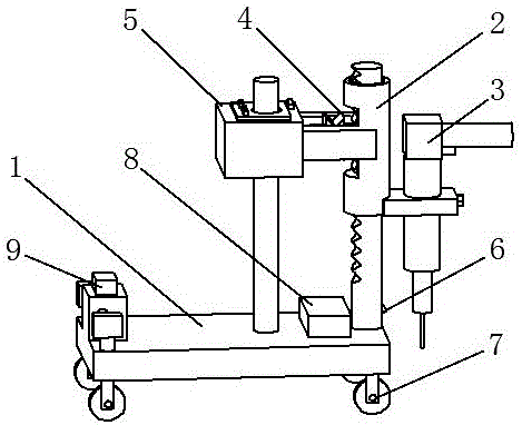 Earth block punching device