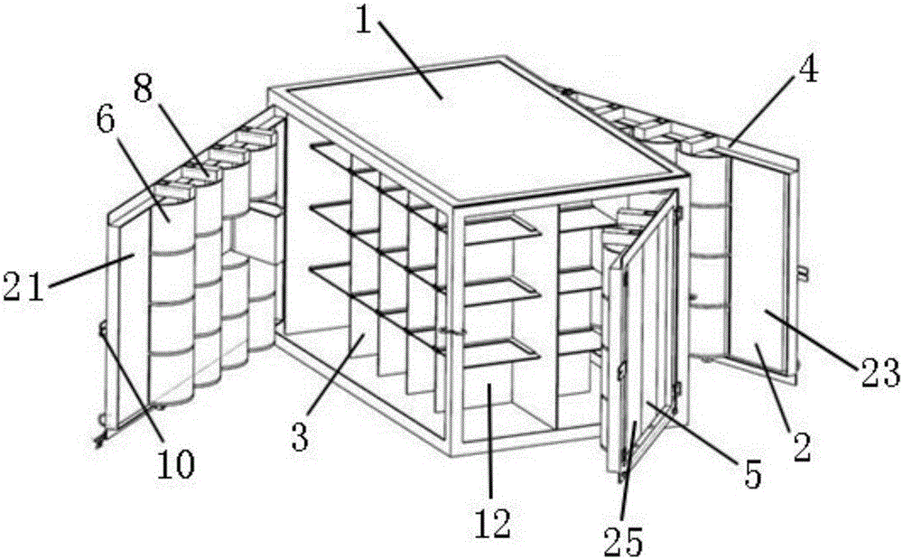 Convenient and fast express delivery compartment