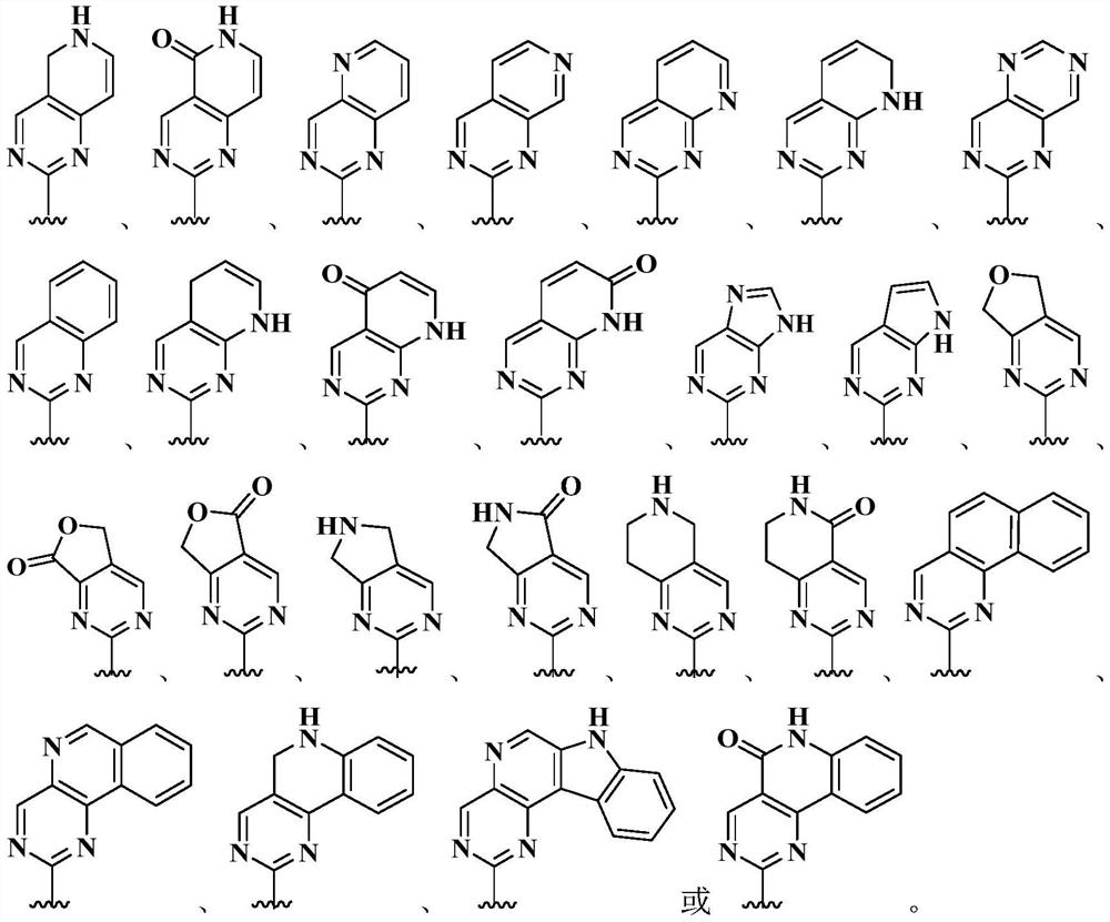 Inhibitor containing fused ring derivative as well as preparation method and application thereof