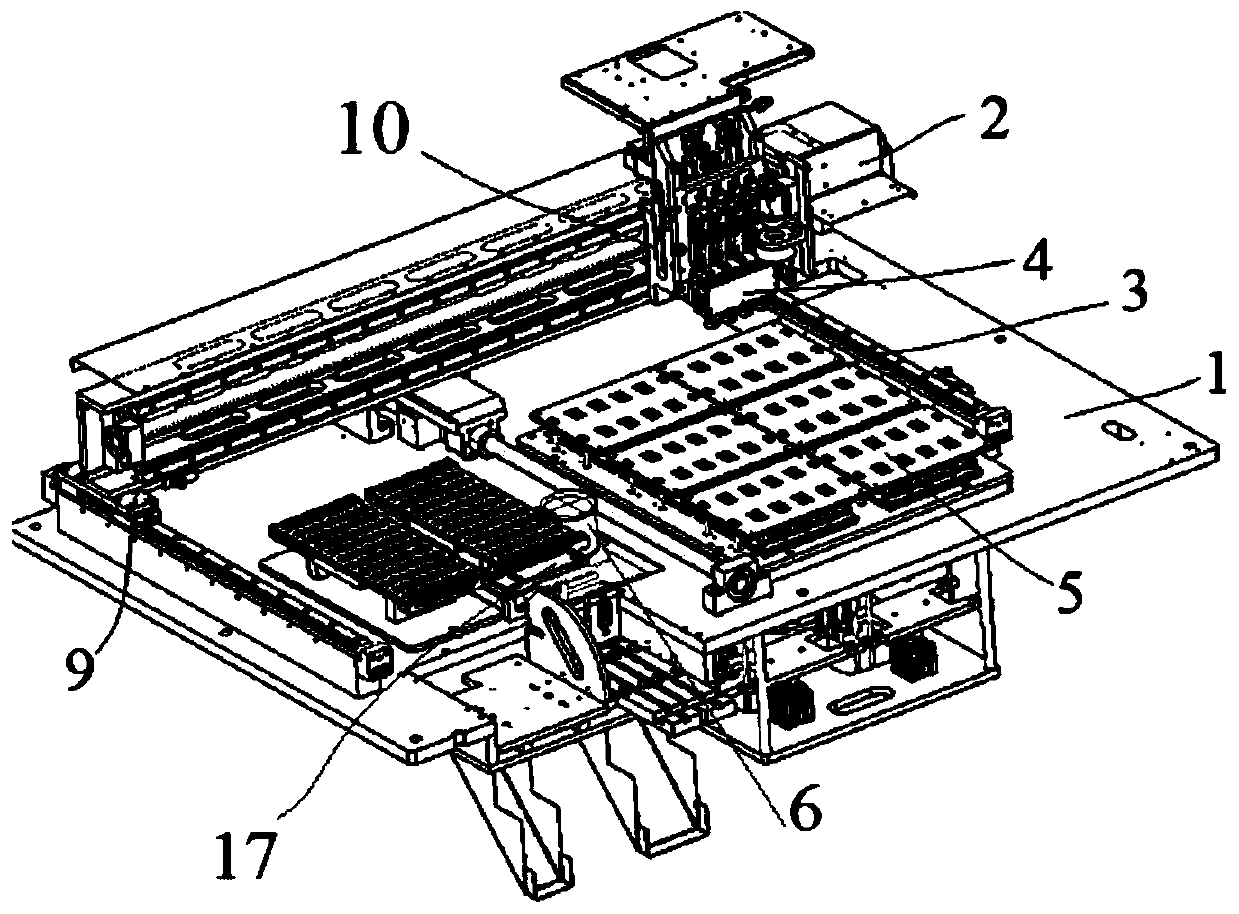 Gantry type automatic chip burner