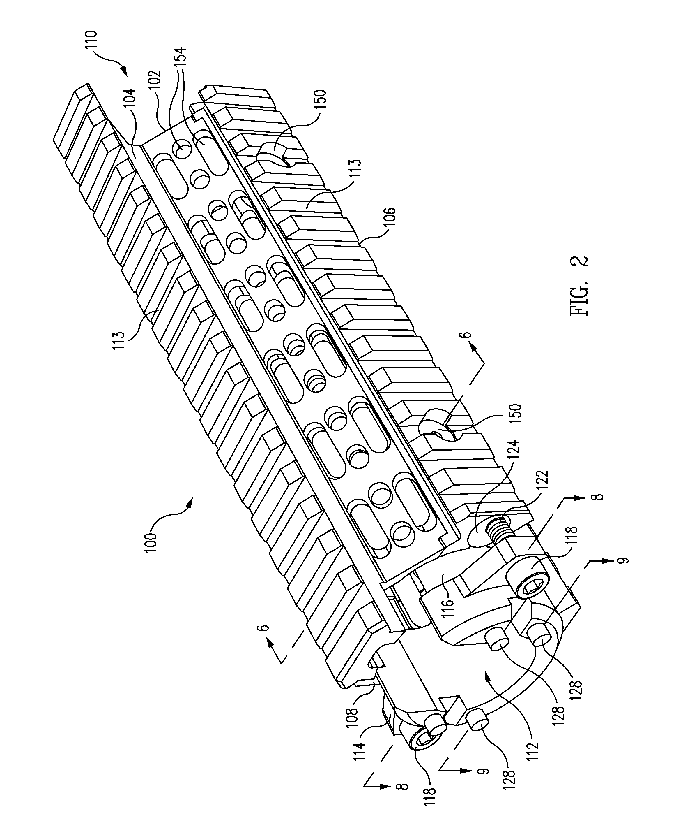 Accessory mounting hand guard for firearm