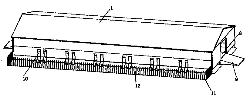 High-bed breeding sheep cot