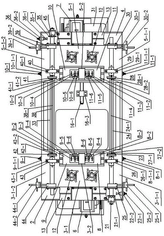 Double-station winding machine for high-tension coil of three-dimensional wound core dry type transformer