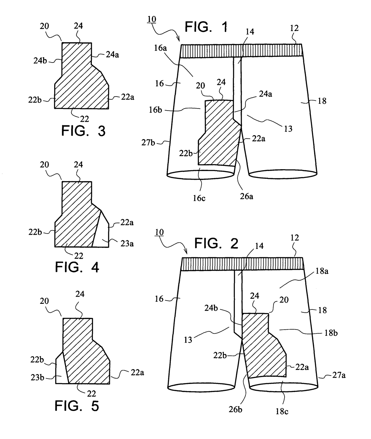 Absorbent undergarment liner