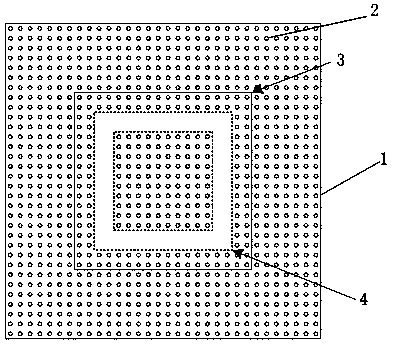 Fine-pitch BGA novel packaging structure and filter capacitor design method