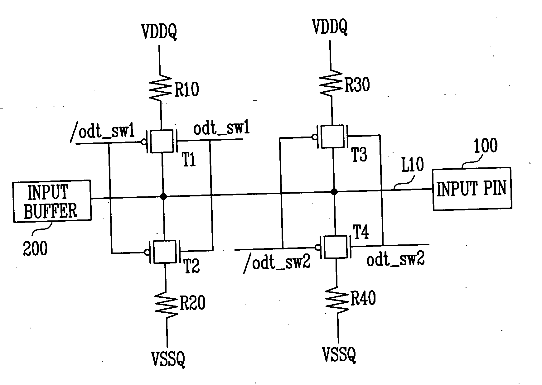 On die termination circuit