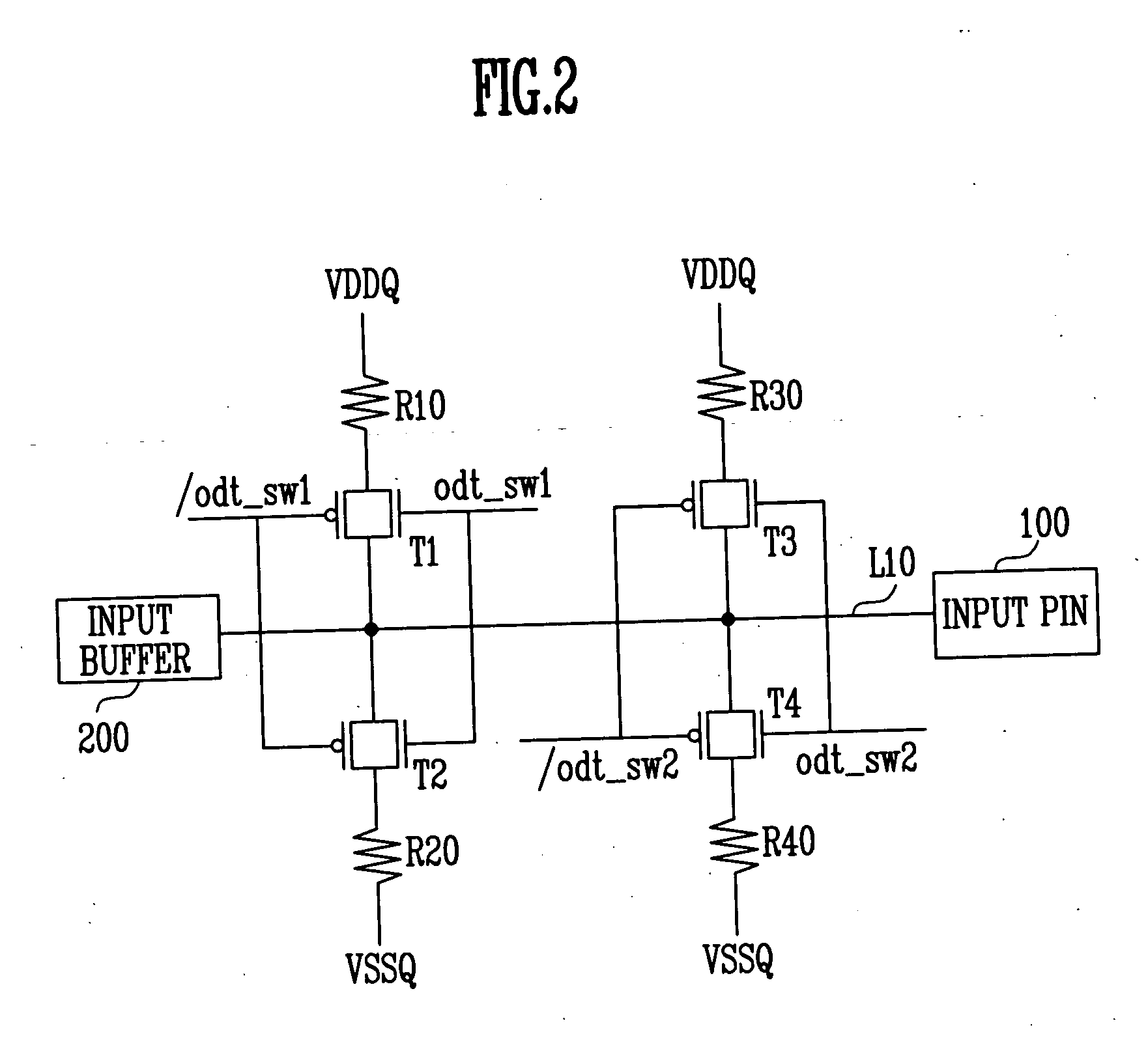 On die termination circuit