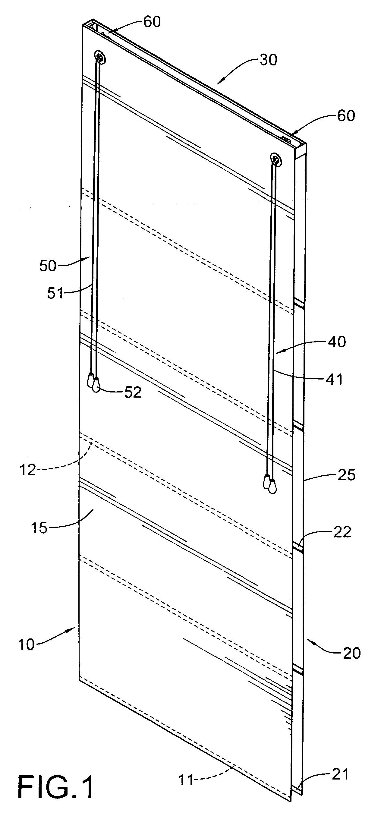 Retractable window shade with multiple shading gradations