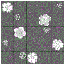 Decomposition and intelligent jacquard weaving preparation technology for patterns with scattered-point layout