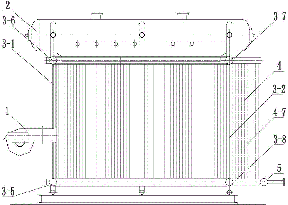 A new type of full-tube panel high-efficiency fuel-fired gas-fired boiler