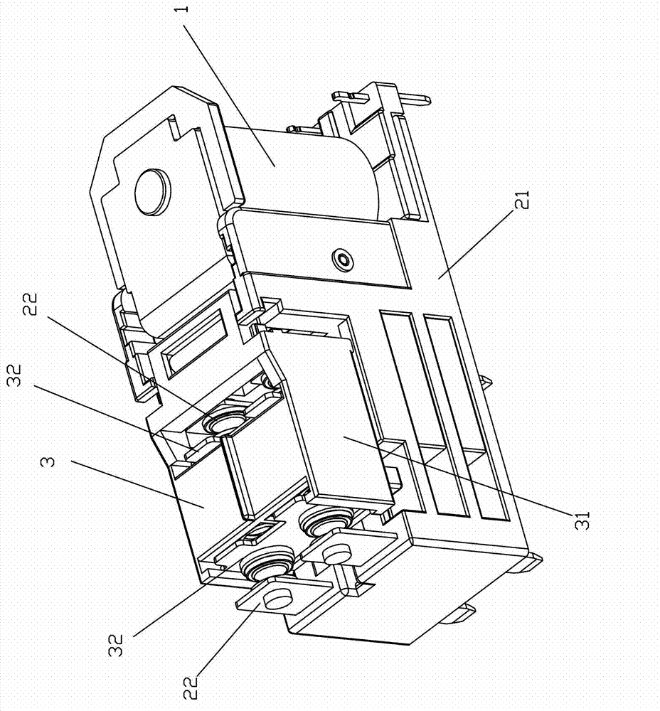 Non-counterforce electromagnetic relay