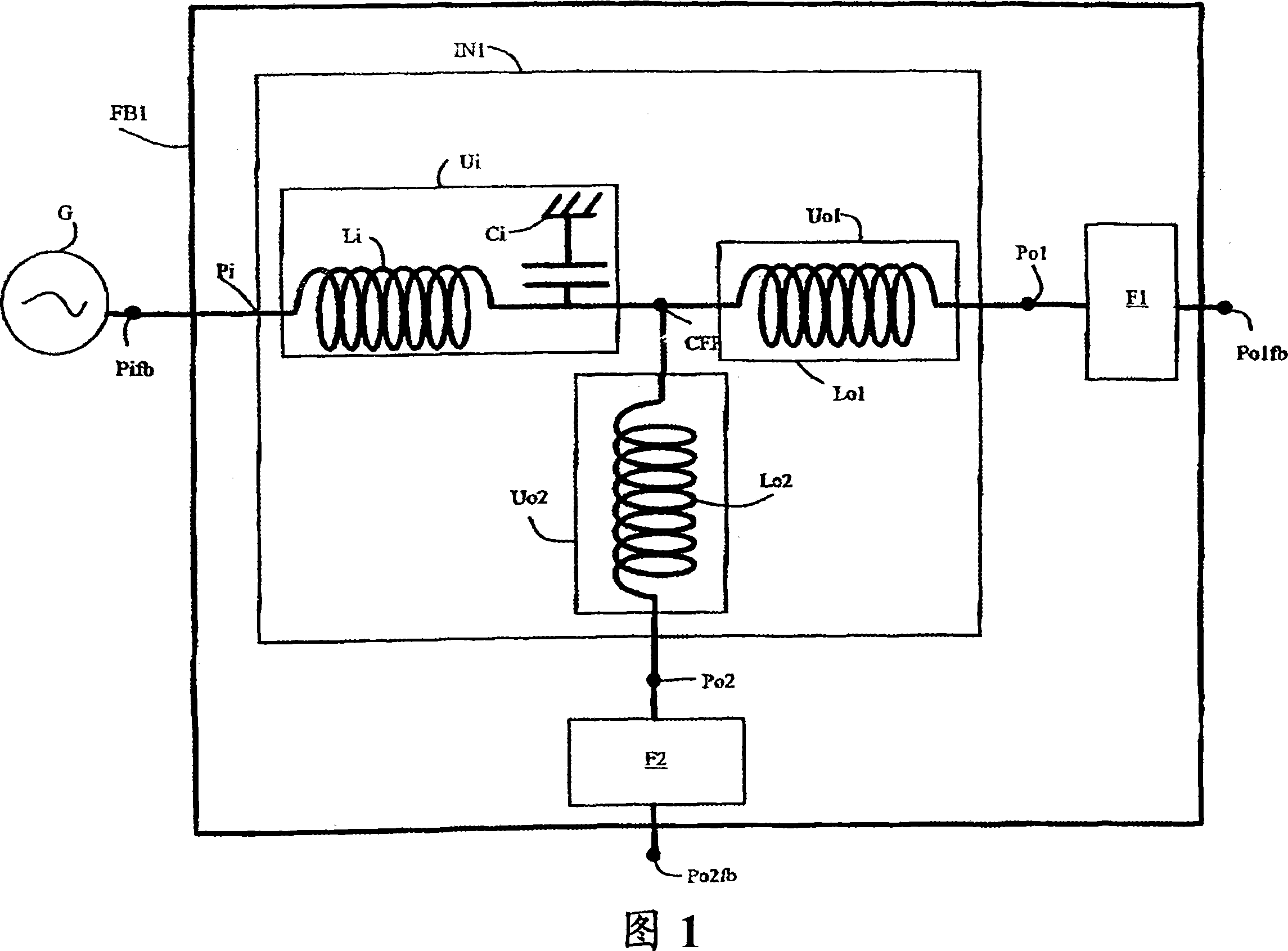 Passive microwave multiplexor and demultiplexer