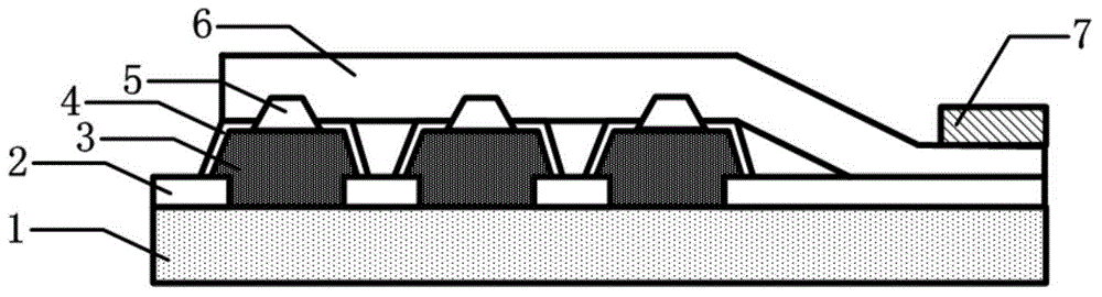 GaN-based light emitting diode (LED) array micro display device and fabrication method thereof