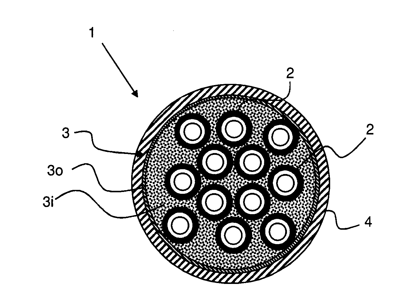 High installation performance blown optical fibre unit, manufacturing method and apparatus