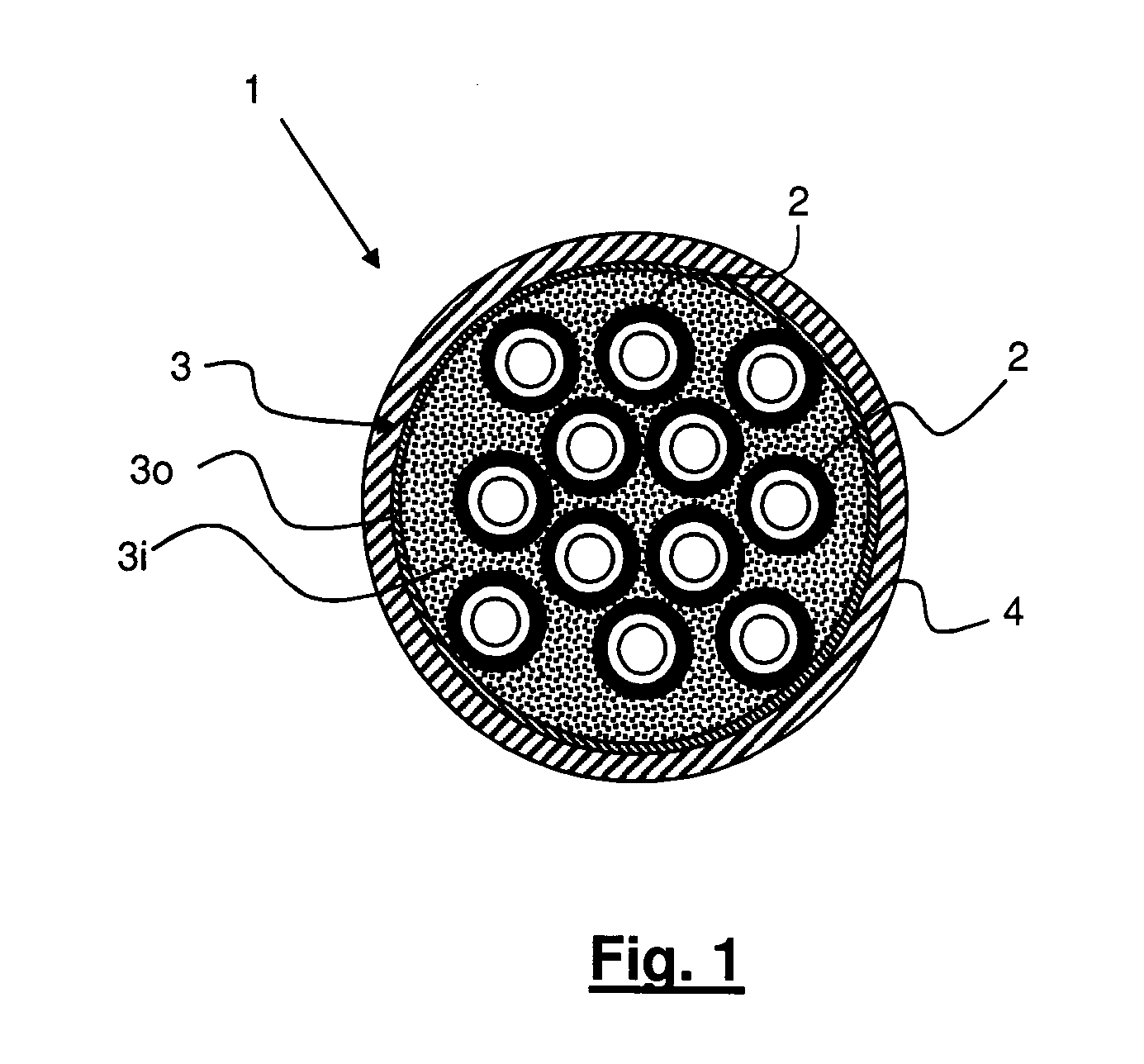 High installation performance blown optical fibre unit, manufacturing method and apparatus