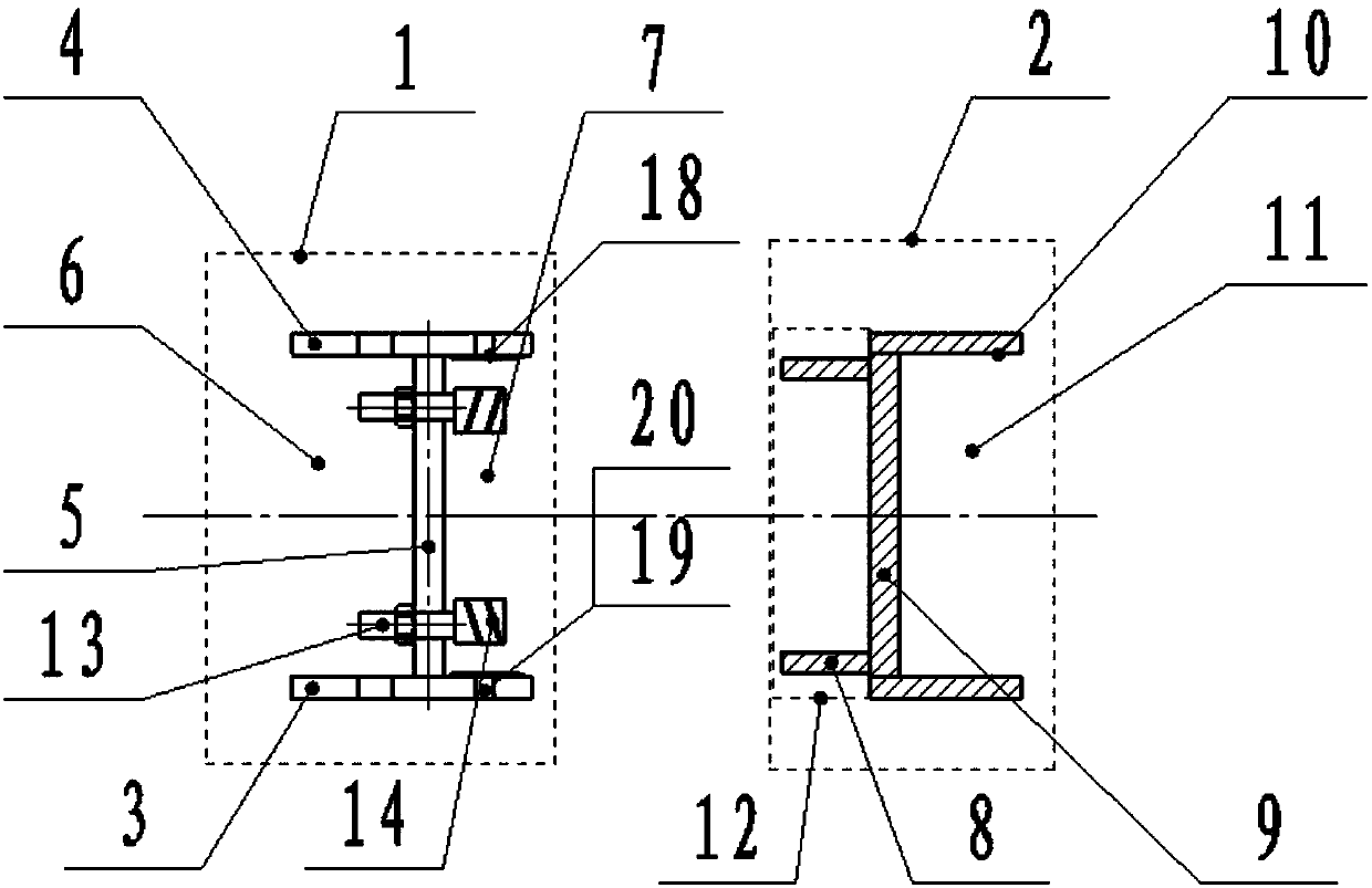 Building wall plate connecting structure and method