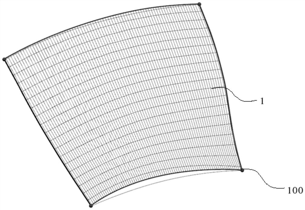 Modeling method for aerodynamic model of turbomachinery blade