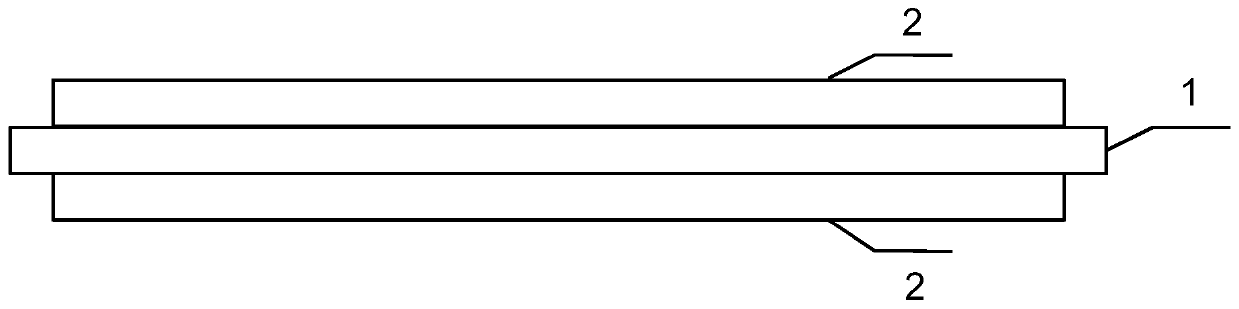 Bonding layer and heat dissipation structure for heat dissipation of electronic device