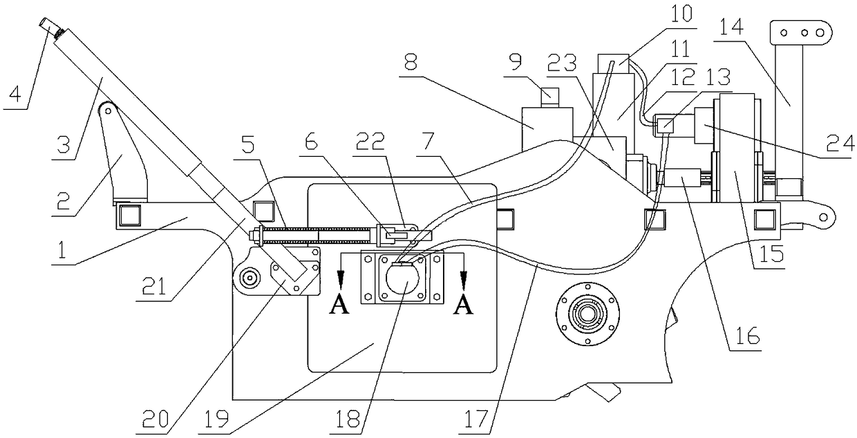 Soil layered rotary tillage test device