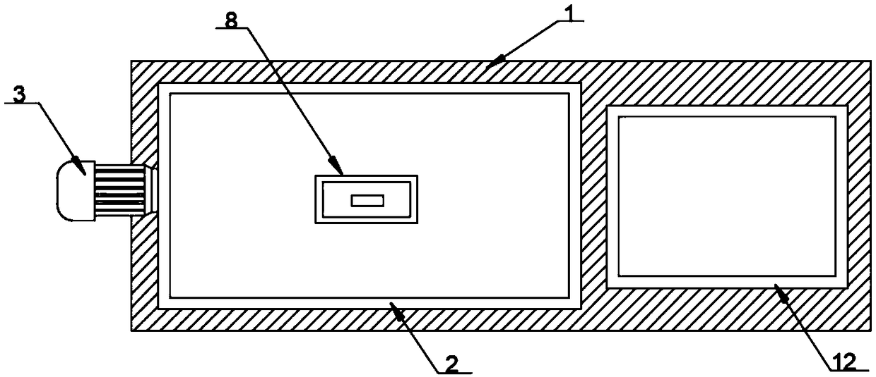 Rainwater purification device for roof garden