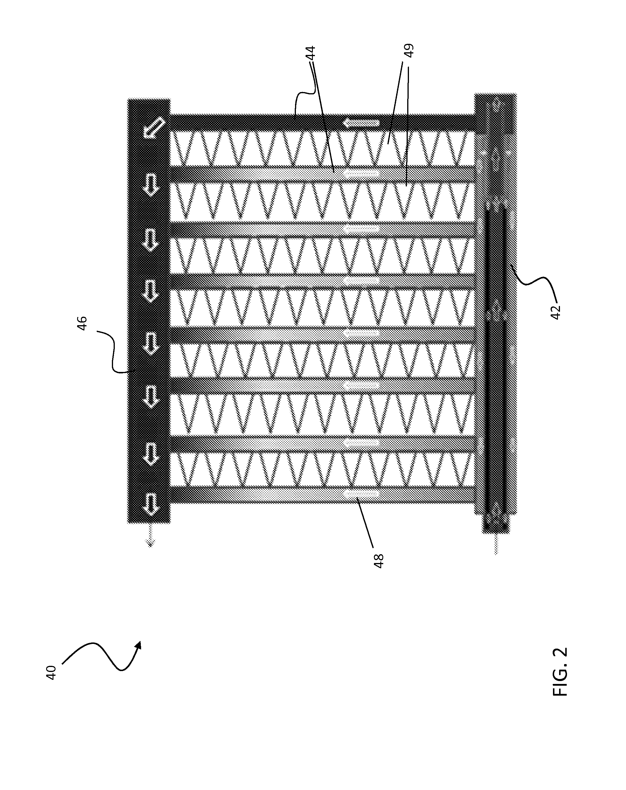 Flash gas bypass evaporator