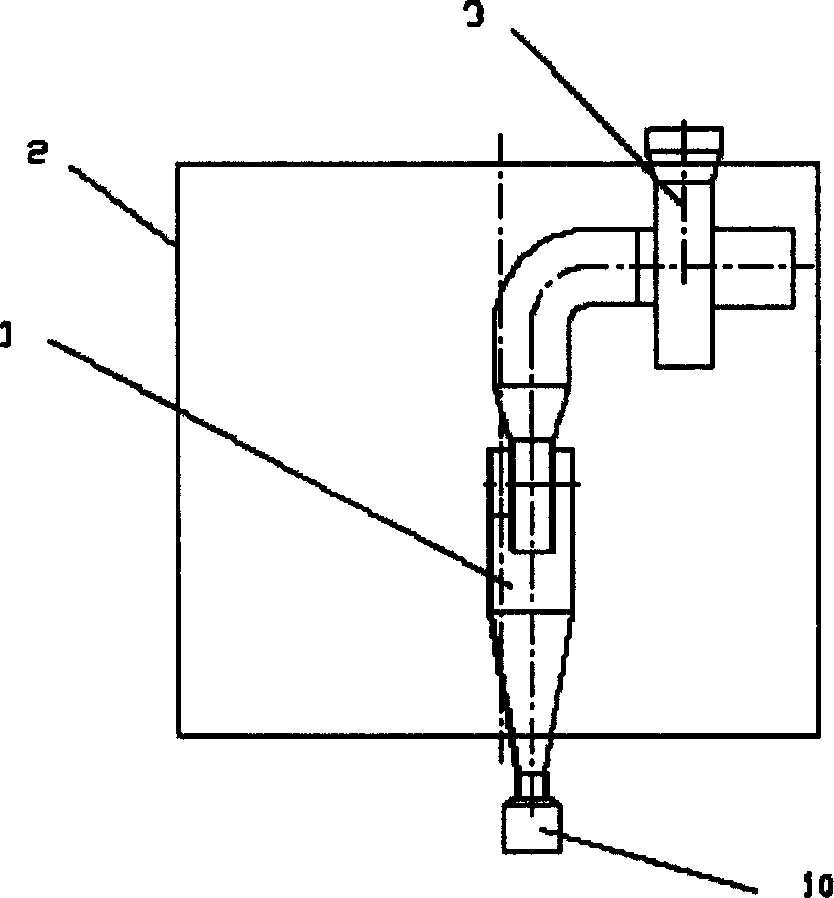 Oil smoke separating machine