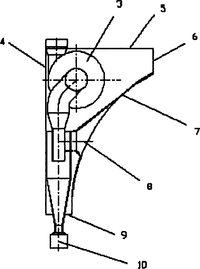 Oil smoke separating machine