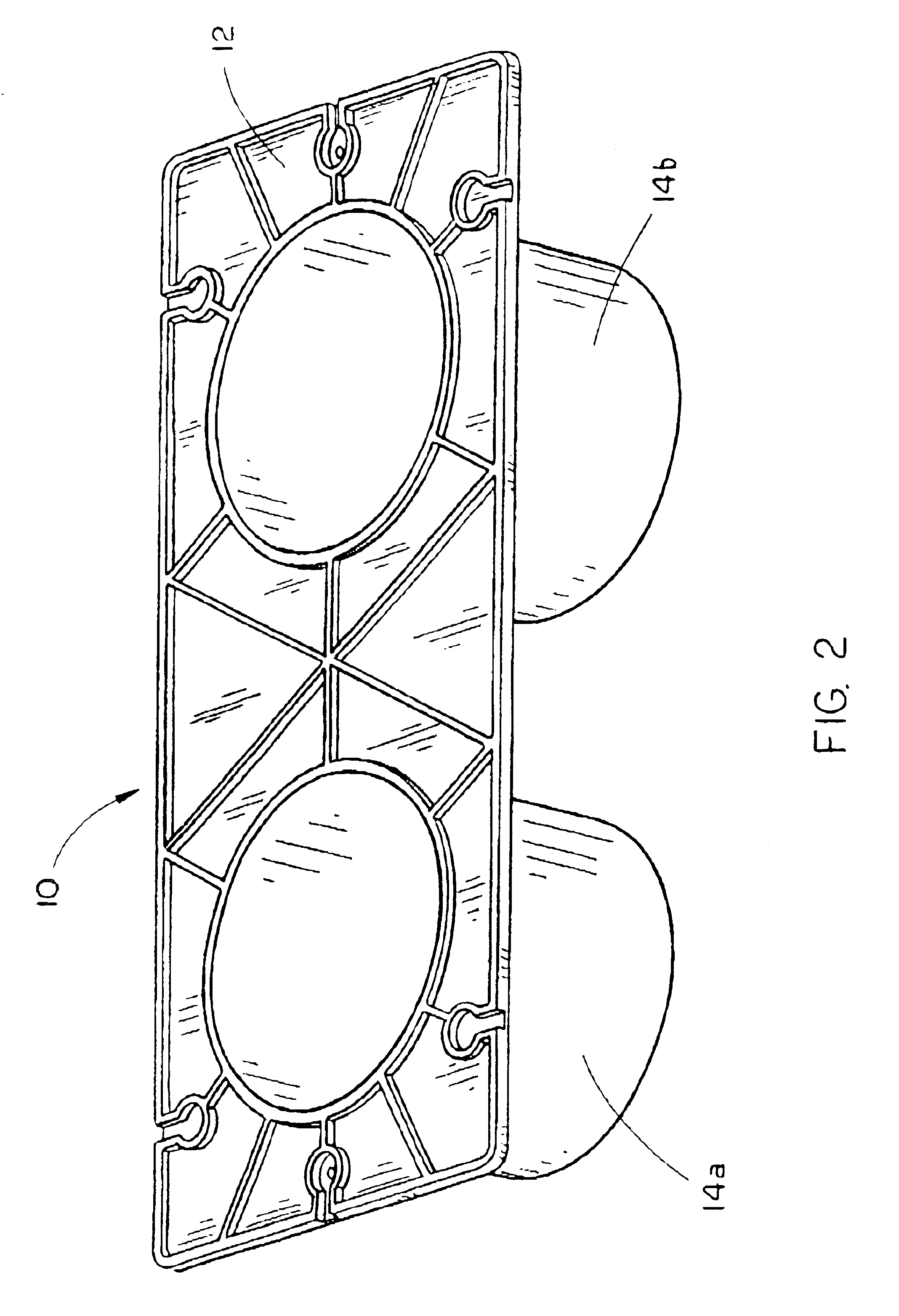 Storage and display device for baseball-type caps