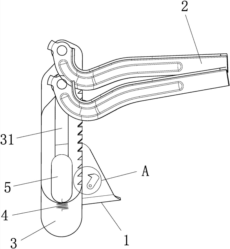 A Front Cover Hinge Realizing Pedestrian Protection