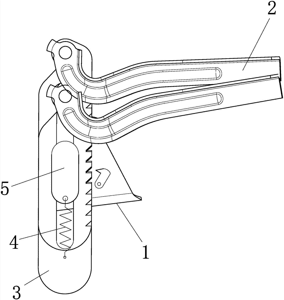 A Front Cover Hinge Realizing Pedestrian Protection