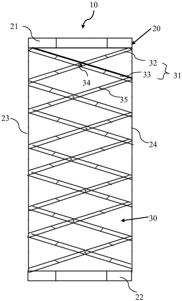 Multifunctional component for survival and emergency and emergency device