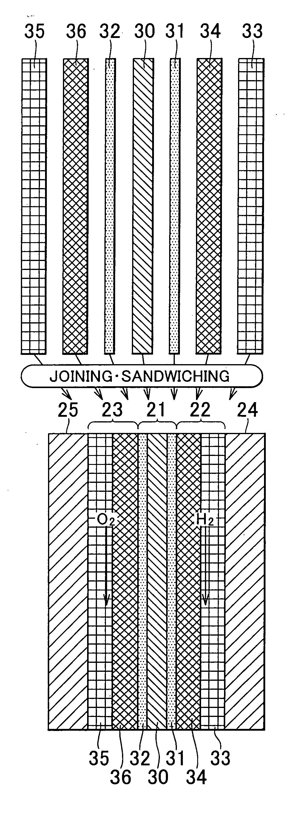 Catalyst-loaded support used for forming electrode for fuel cell, and method of producing the same