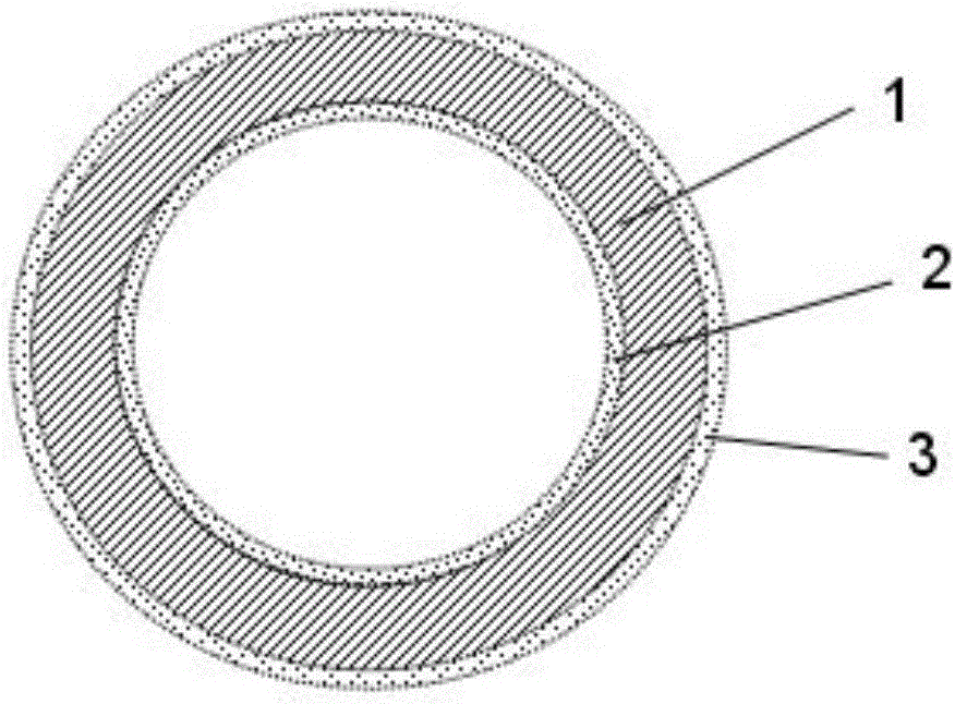 Composite coating heat-insulating corrosion-resistant oil pipe