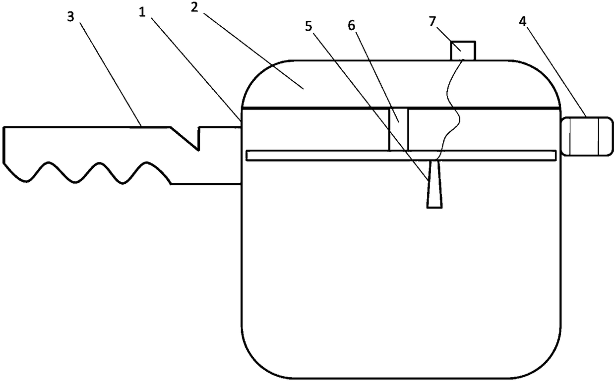 Intelligent stew pot for automatically removing oil according to blood lipid concentration of user