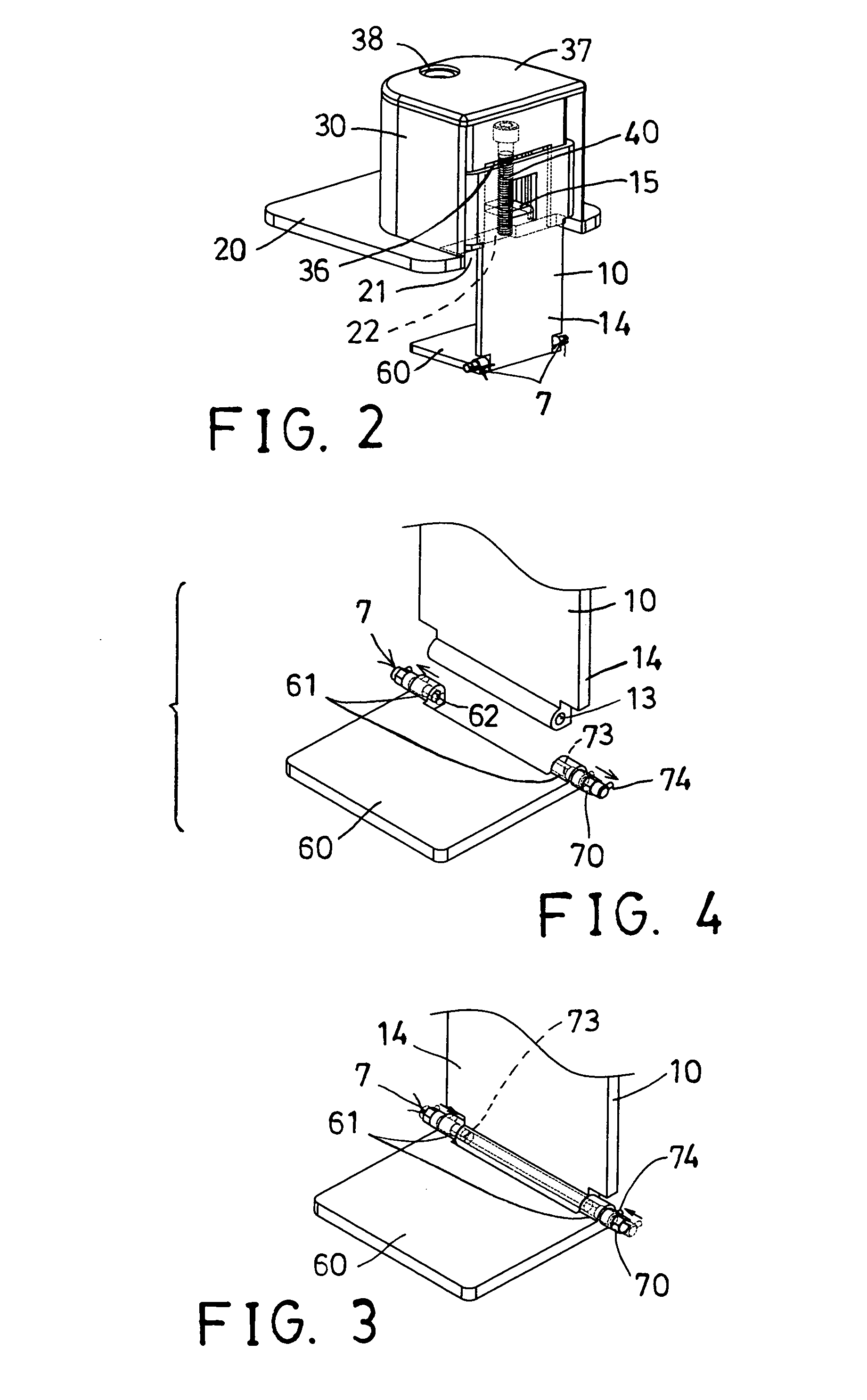 Screw clamp having attached anchoring board