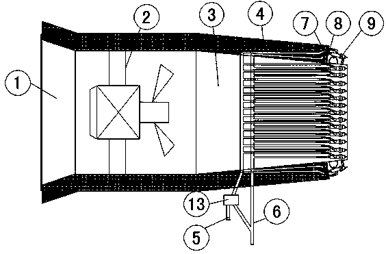 Double-fluid dry fog gun