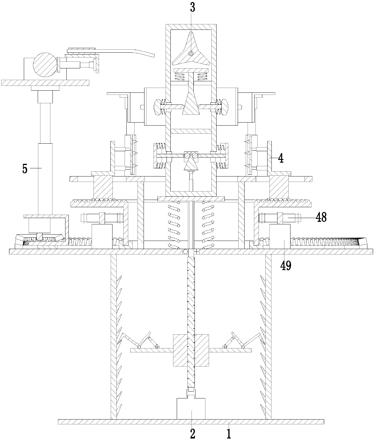 Automatic recovering robot for round cold rolled seamless steel tube