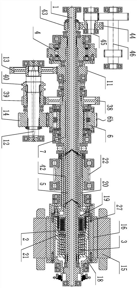 Central-driven ultra-large load smart self-adaptive electric drive system