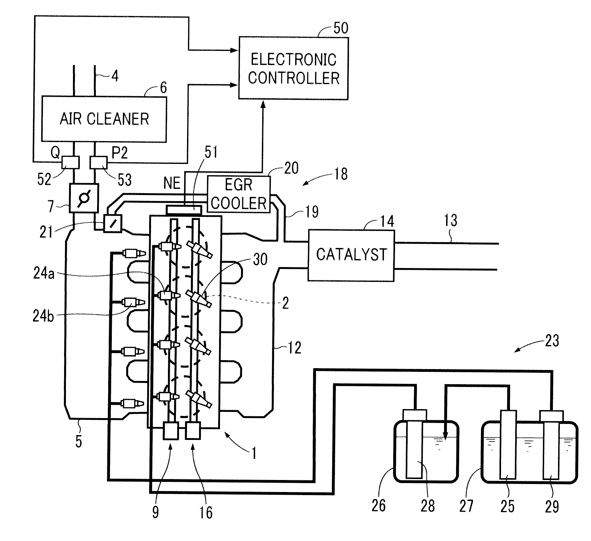 Operating system for internal combustion engine