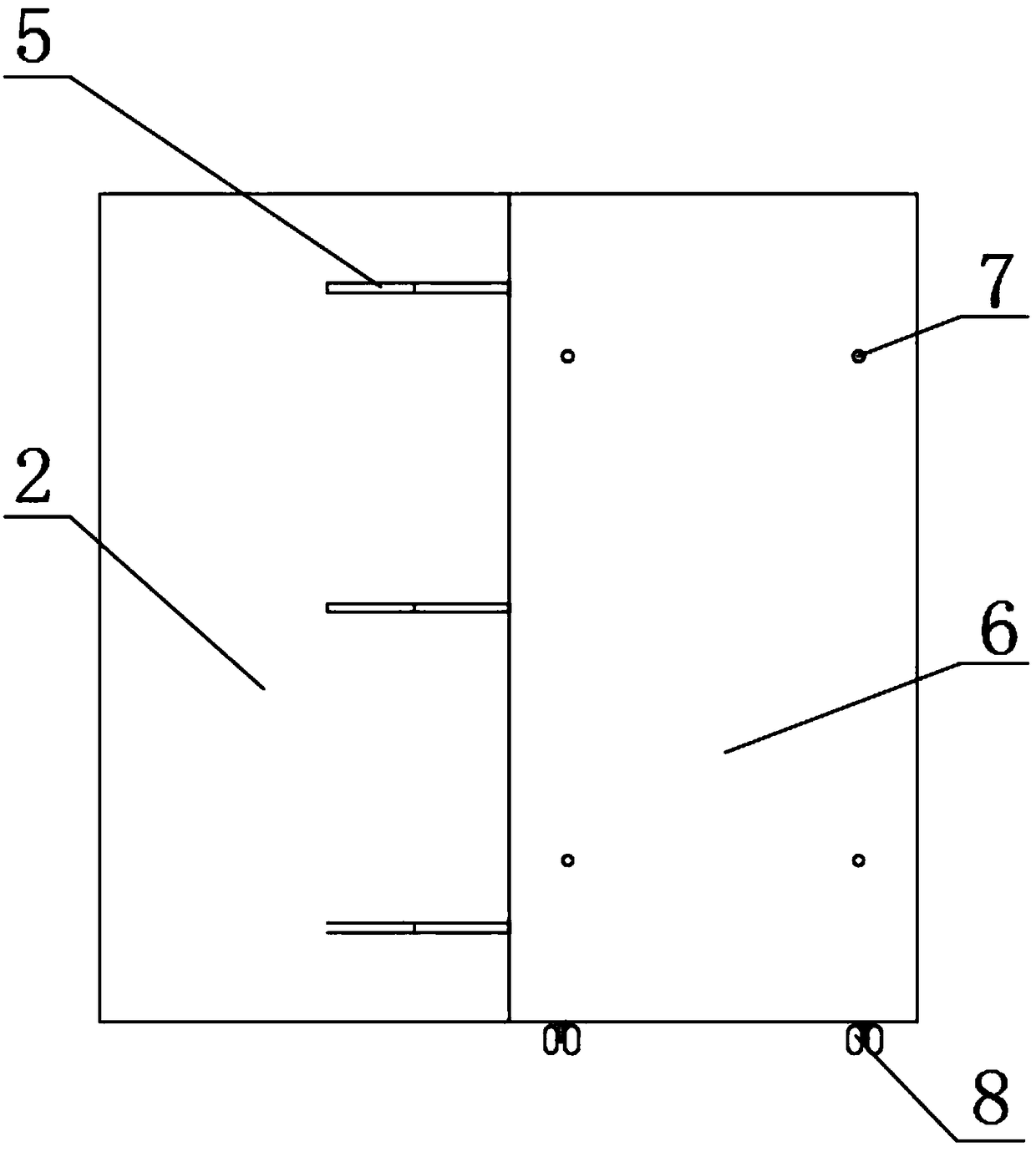 Dressing mirror with electronic clock function