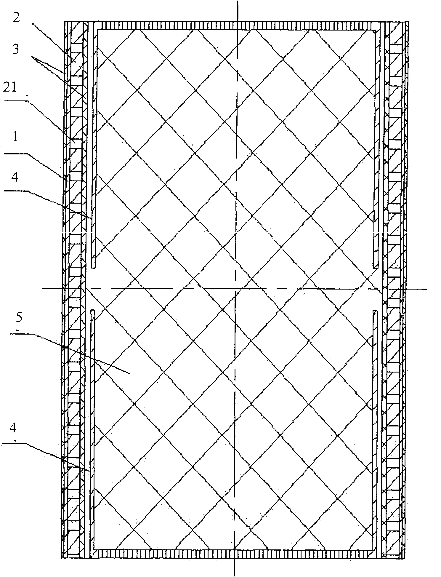 Device of titanium metal wire net cage compounded with titanium metal wire engineering bone and preparation method thereof