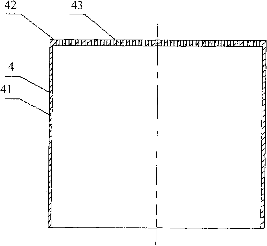 Device of titanium metal wire net cage compounded with titanium metal wire engineering bone and preparation method thereof