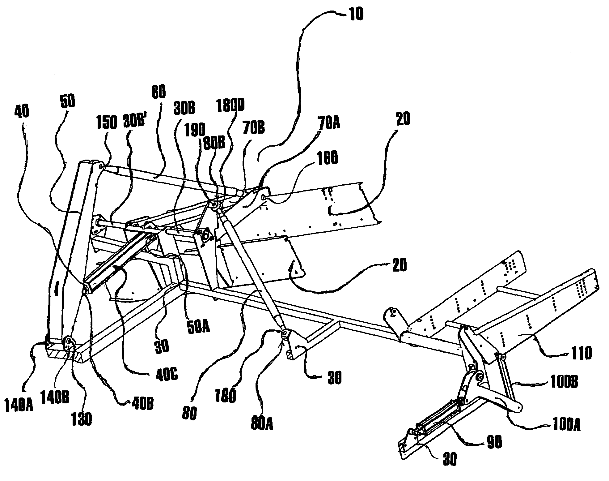 Assembly for moving and rotating conveyor