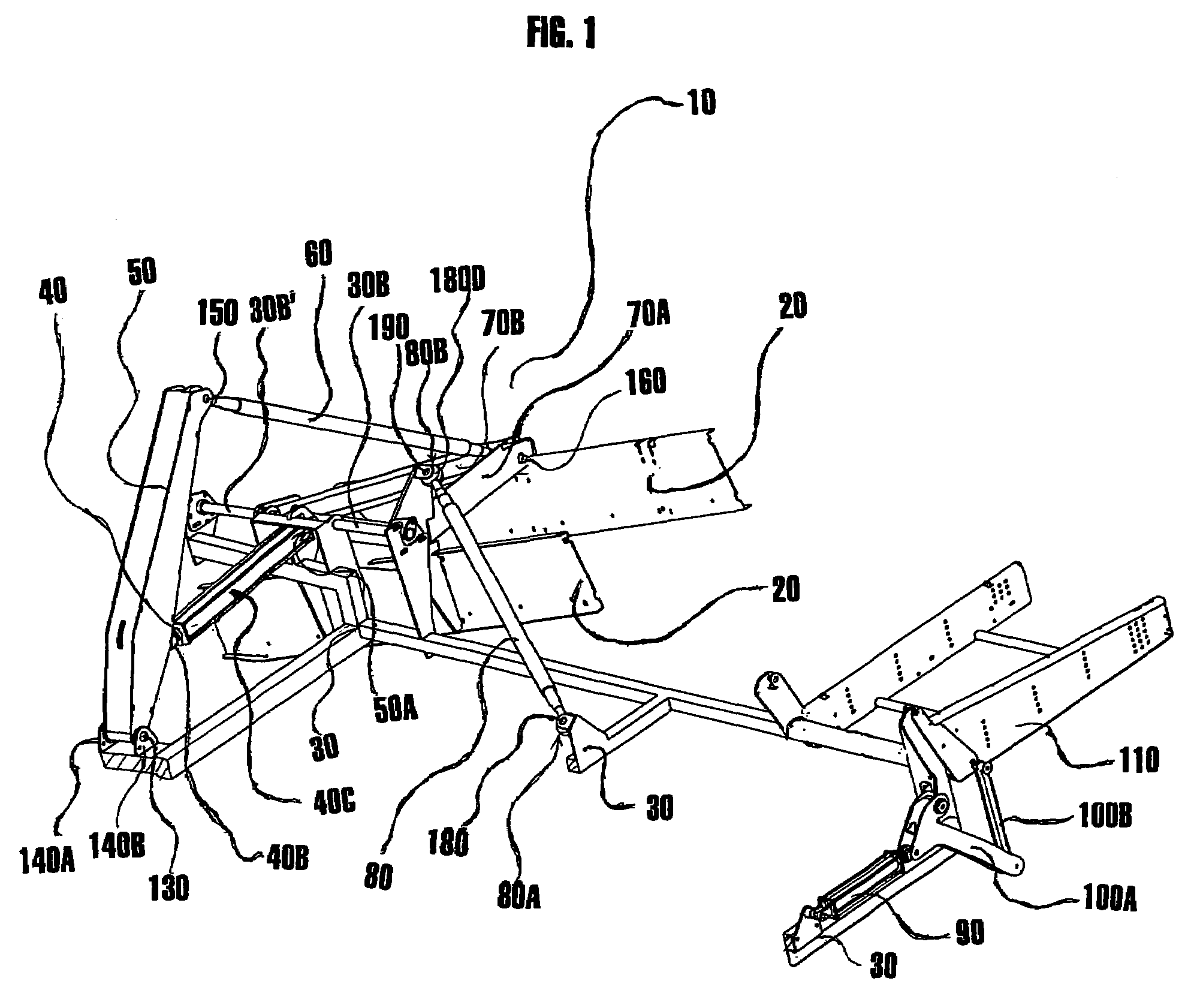 Assembly for moving and rotating conveyor