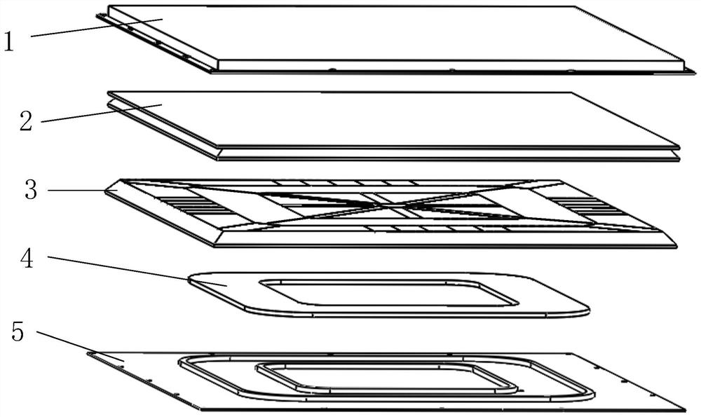 A composite shielding structure suitable for electric vehicle wireless power supply system