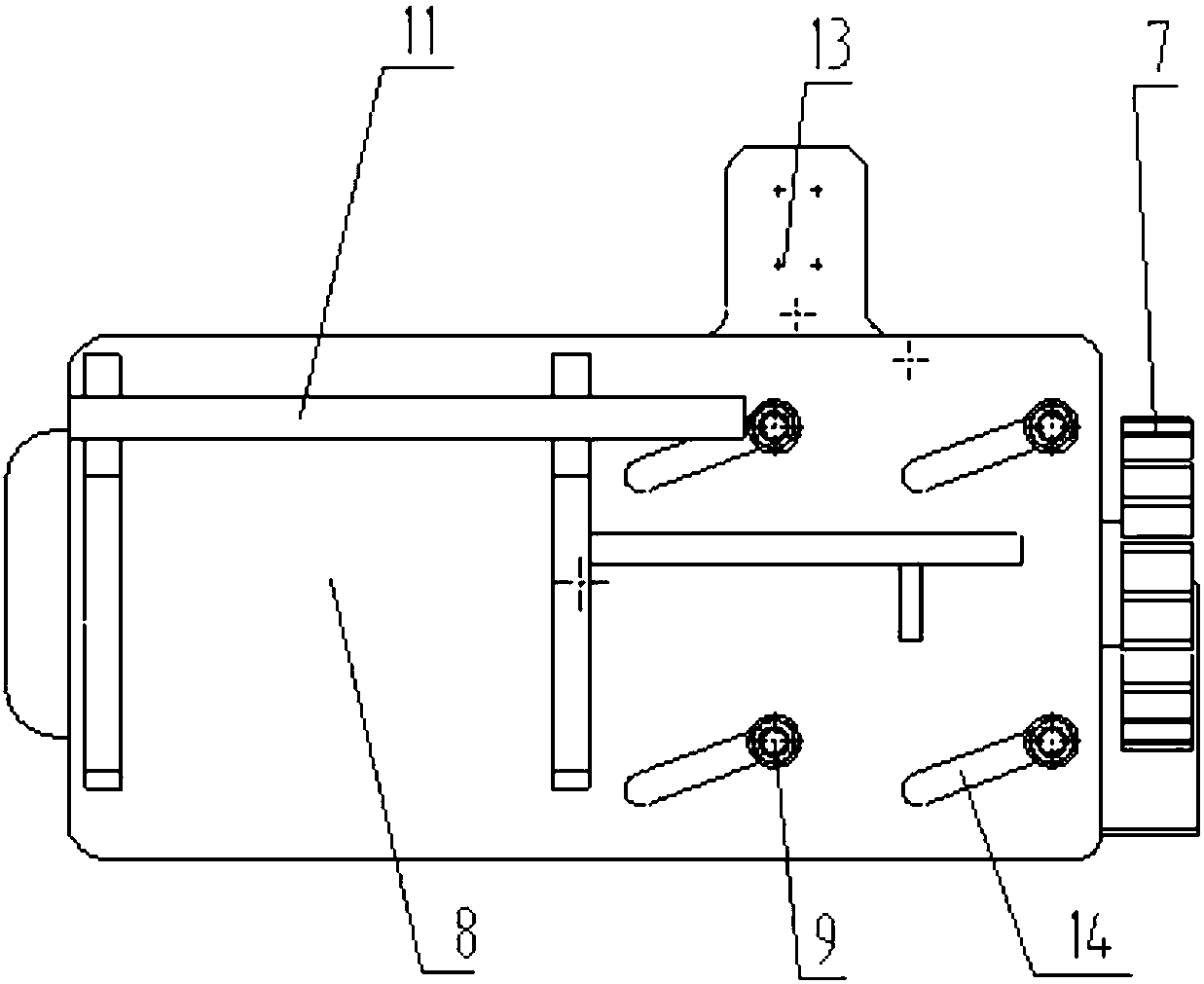 Movable wind generating set turning system and method