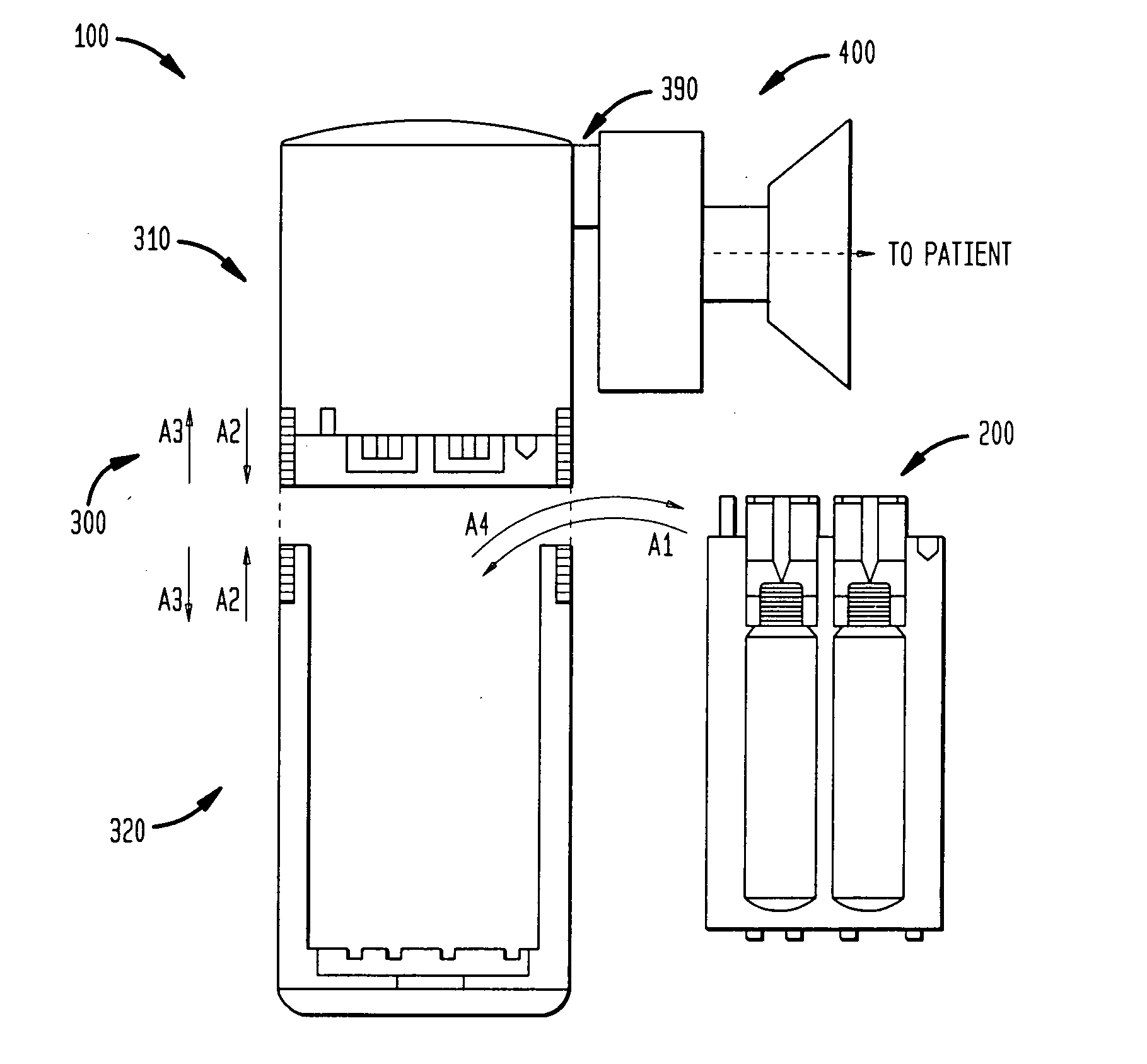 Method and devices for administration of therapeutic gases