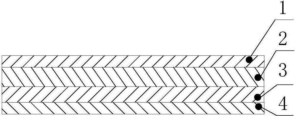 Low-friction coefficient high-resistance aluminized film and preparation method thereof