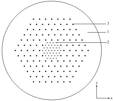 An all-solid-state large-mode-field photonic bandgap fiber